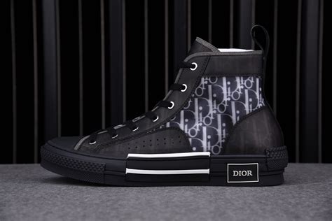 dior shoes b23 black|Dior b23 oblique high top.